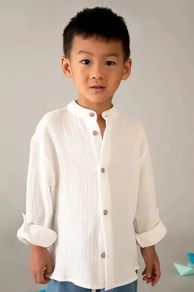 Dětská bavlněná košile Mayoral