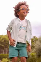 Dětské šortky s přídavkem lnu Mayoral