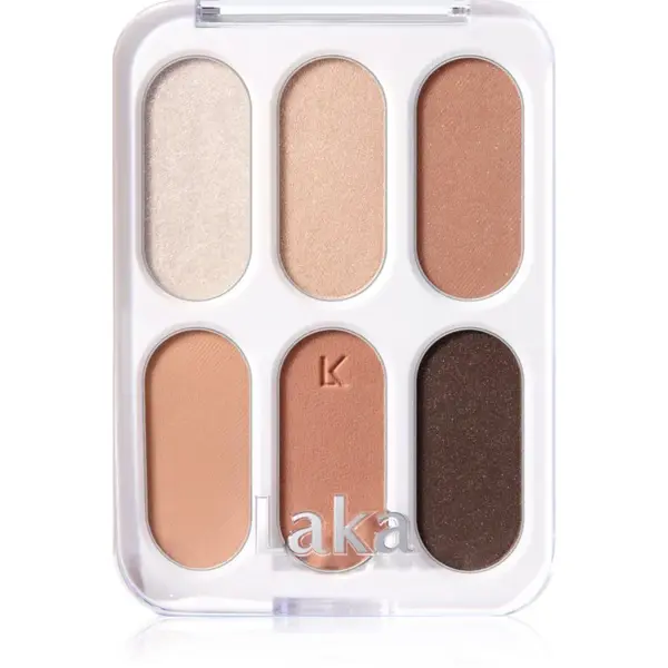 Laka Forever6 Eye Palette paletka očních stínů odstín 04 Tan Peach 7 g