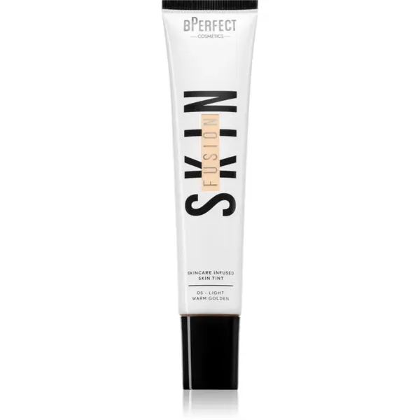 BPerfect Skin Fusion lehký make-up pro přirozený vzhled odstín 5 Light Warm Golden 30 ml