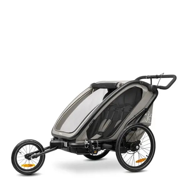 Hauck Bike N Walk Duo cyklovozík 3v1 light grey
