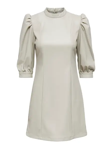 Krátké šaty s nařasenými rukávy