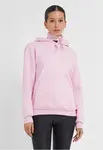 Women's Hoodie Babe Wording Ladies Fluffy Pink