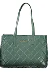 Velká zelená kabelka s prošíváním