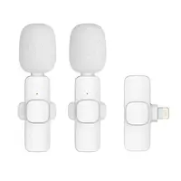 MG K1 bezdrôtový lavalier mikrofón Lightning 2ks, biely