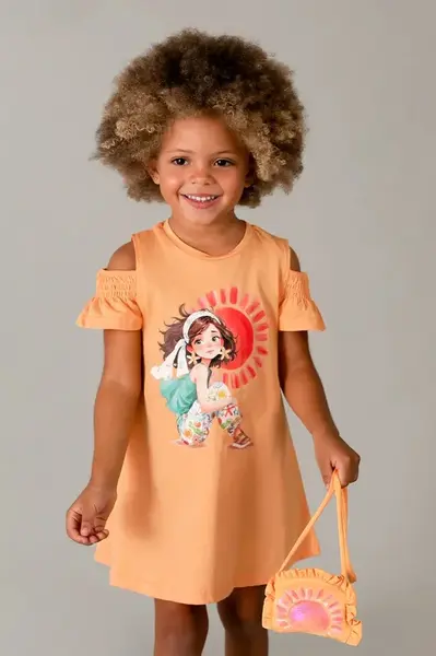 Dětské bavlněné šaty Mayoral