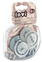 LOVI Dudlík silikonový dynamický Botanic 18m+ 2 ks