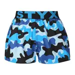 Detské trenky art športová guma maskáč modrý (BJ1850) 6-8 rokov