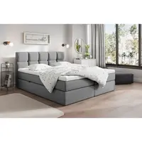 Livetastic AMERICKÁ POSTEL, 160/200 cm, tmavě šedá