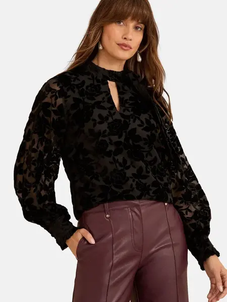 love & roses Blúzka  čierna