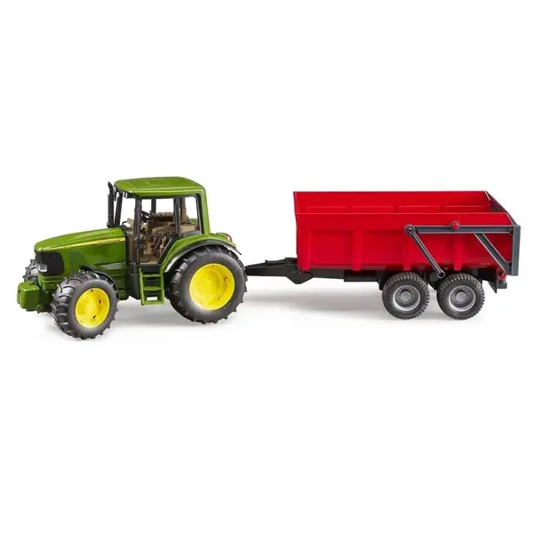 Bruder 2057 John Deere 6920 s prívesom červený 1:16