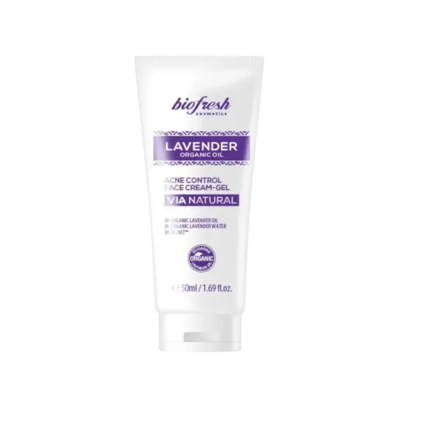 BIOFRESH Gel na obličej proti akné s organickým levandulovým olejem Lavender 50 ml