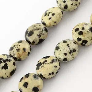Natural Dalmation Jasper Bead Strands