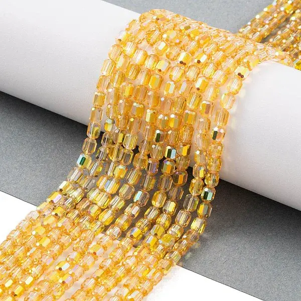 Electroplate Glass Beads Strands