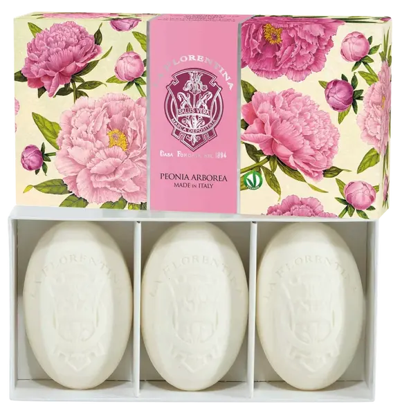 LA FLORENTINA Kazeta mýdel pivoňka Arborea 450 g
