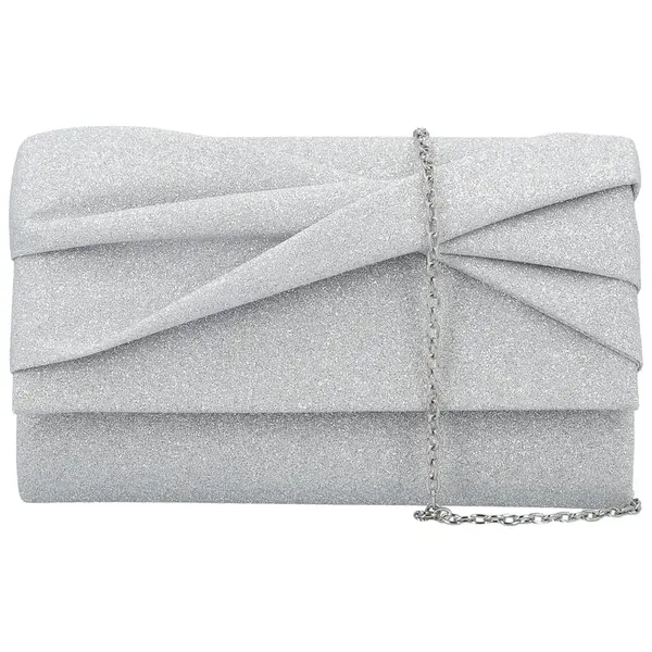 Dámska listová kabelka strieborná - Michelle Moon Aimy