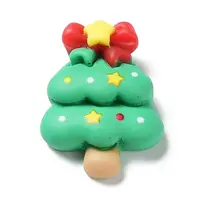 Christmas Theme Opaque Resin Cabochons