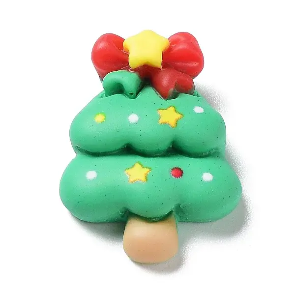 Christmas Theme Opaque Resin Cabochons