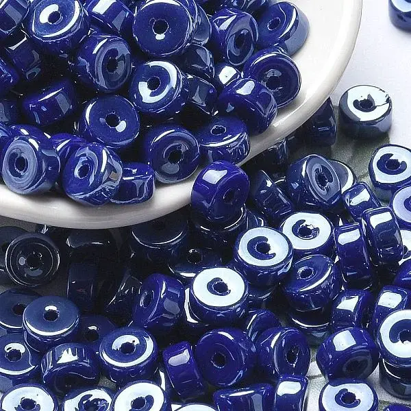 Opaque Colours Luster Glass Seed Beads