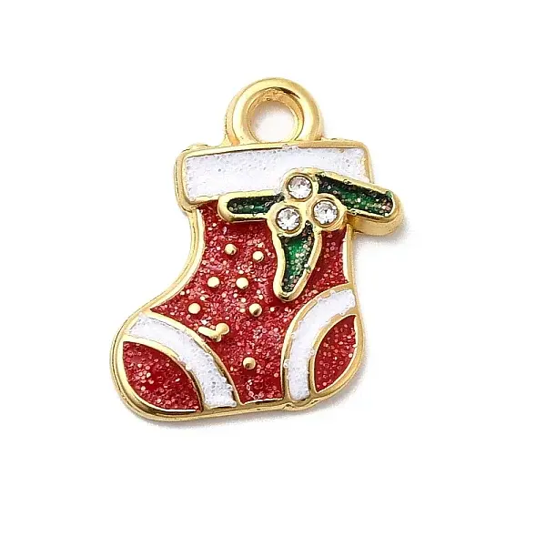 304 Stainless Steel Rhinestone Pendants