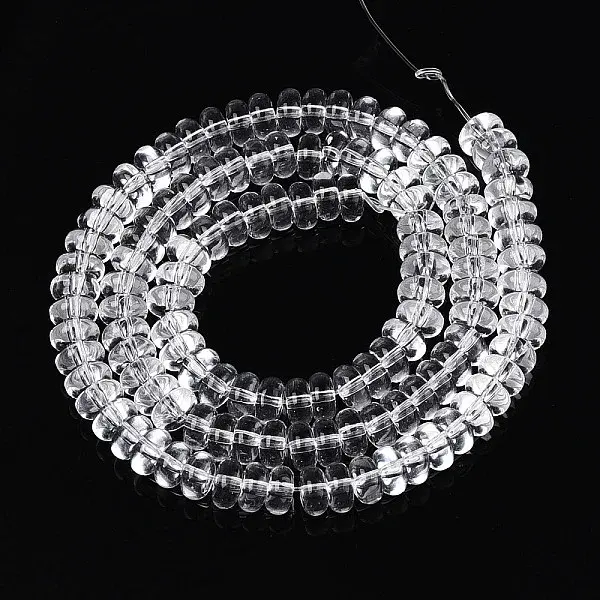 Transparent Glass Beads Strands