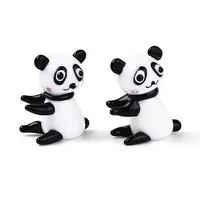 Handmade Lampwork Panda Display Decorations