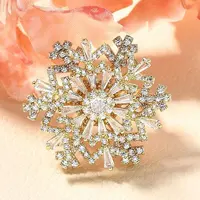 Snowflake Rotatable Brooches for Women