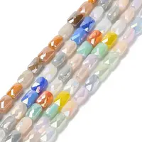 Electroplate Glass Beads Strands