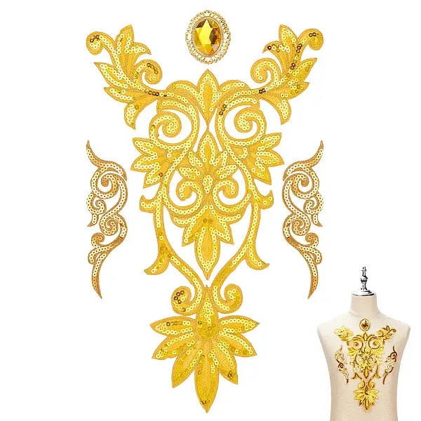 Polyester Embroidery Ornament Accessories