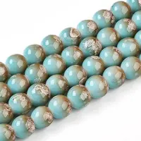 Baking Painted Glass Beads Strands