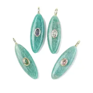 Natural Amazonite Pendants