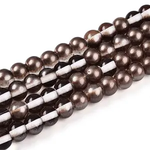 Baking Paint Transparent Glass Beads
