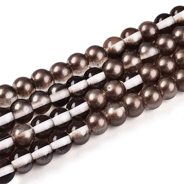 Baking Painted Transparent Glass Beads