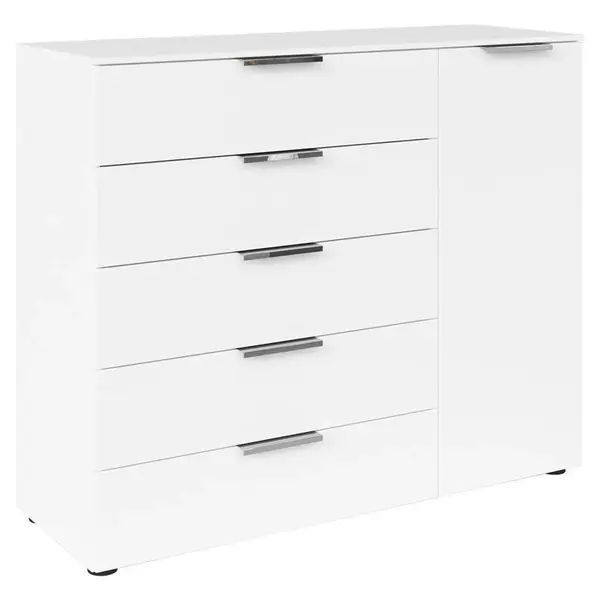 Rauch Möbel KOMODA, bílá, barvy chromu, 120/100/42 cm