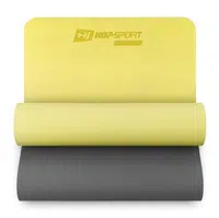 Podložka fitness TPE 0,6cm žluto/šedá