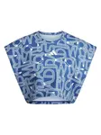 ADIDAS PERFORMANCE Funkčné tričko 'FARM'  modrá / biela