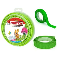 Mayka stavebnicová páska velká 2 m světle zelená