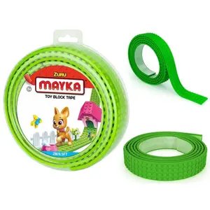 Mayka stavebnicová páska velká 2 m světle zelená