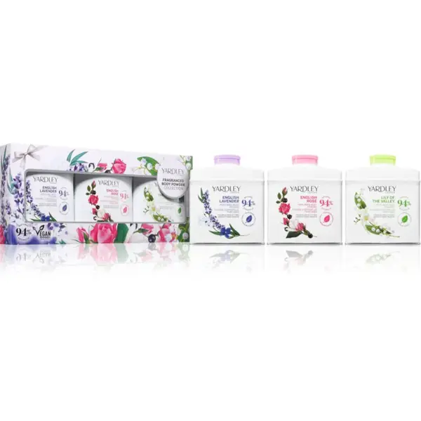 Yardley Fragranced Body Powder Collection sada pre ženy