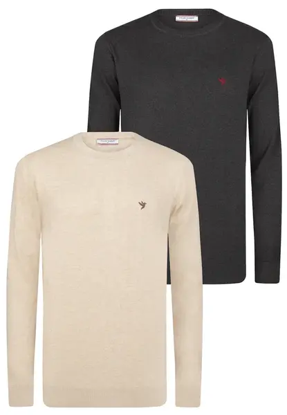 Felix Hardy Sveter  svetlobéžová / čierna