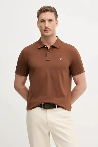 Bavlněné polo tričko Gant