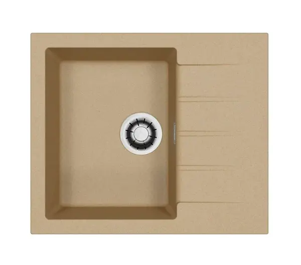 Alveus Cadit - Granitový drez 59x50 cm, Quick-Close, clay 1149148
