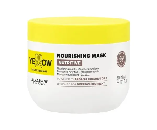 Vyživující maska pro velmi suché a křehké vlasy Yellow Professional Nutritive Nourishing Mask - 300 ml + dárek zdarma