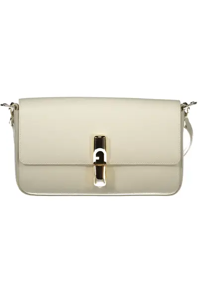 Elegantní krémová kabelka přes rameno