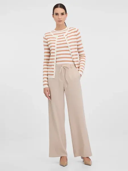 Krémové dámske nohavice ORSAY