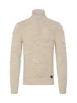 BLEND Sveter  béžová / šedobiela