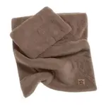 2D súprava vankúš a prikrývka Boucle 35x30cm + 55x75cm - hnedá