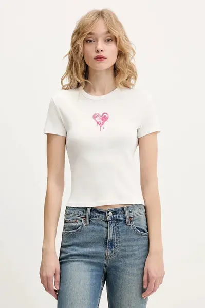 Bavlněné tričko Hugo Blue Dever_B_2