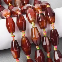 Natural Red Agate Beads Strands