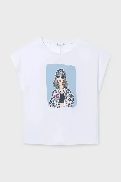 Detské bavlnené tričko Mayoral